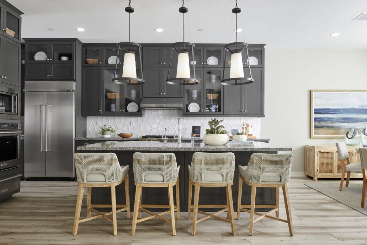 New construction home kitchen