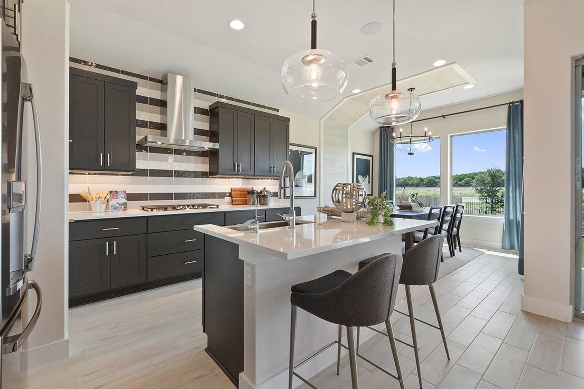 Kitchen with modern appliances