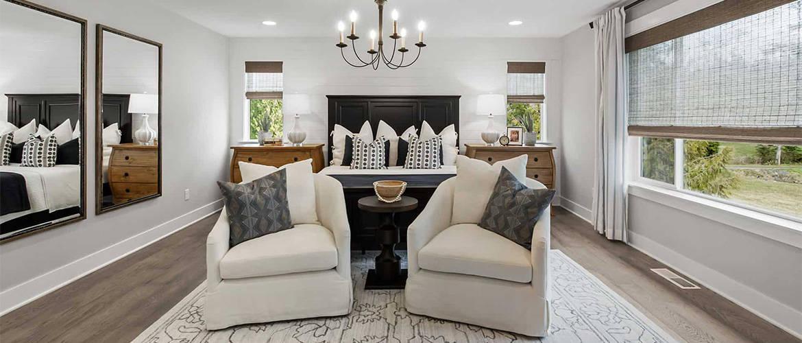 Smart Home Primary Suite with Low-E Glass Windows