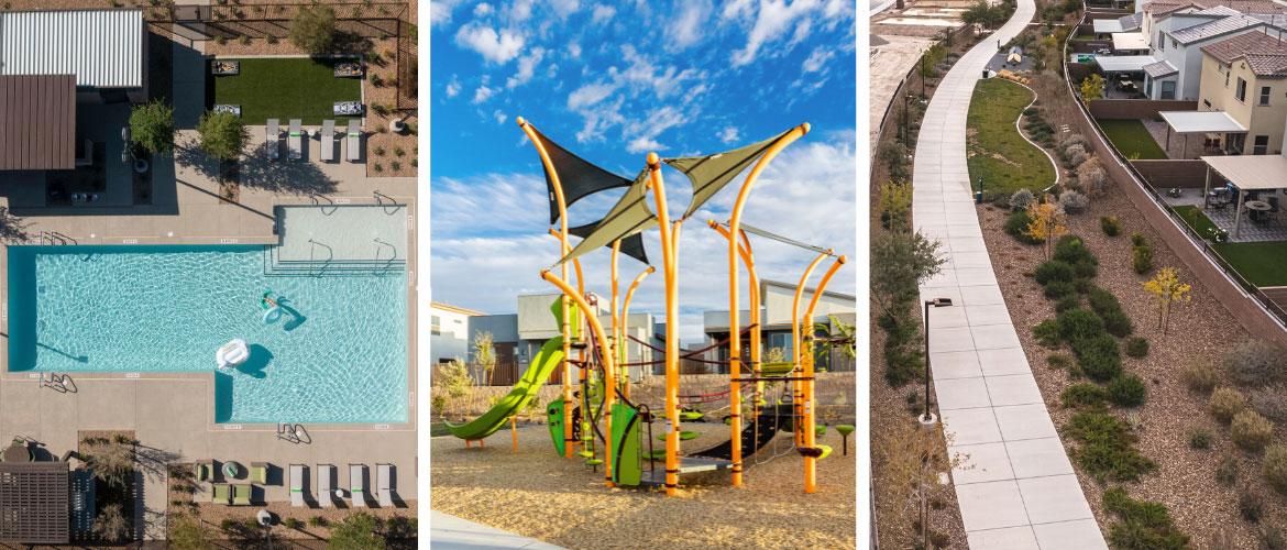 Fitness amenities in Las Vegas new home community