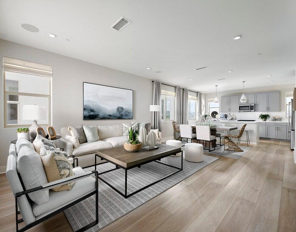 Wyatt at Bedford Plan 3 Great Room Area