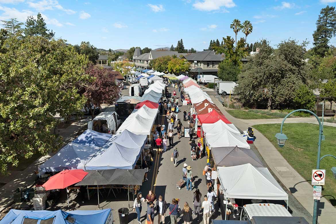 Farmers Market Aerial