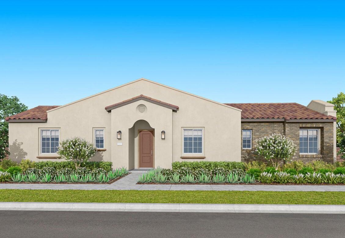 Lavender at Rancho Mission Viejo Plan 3 Exterior Style A New Mission