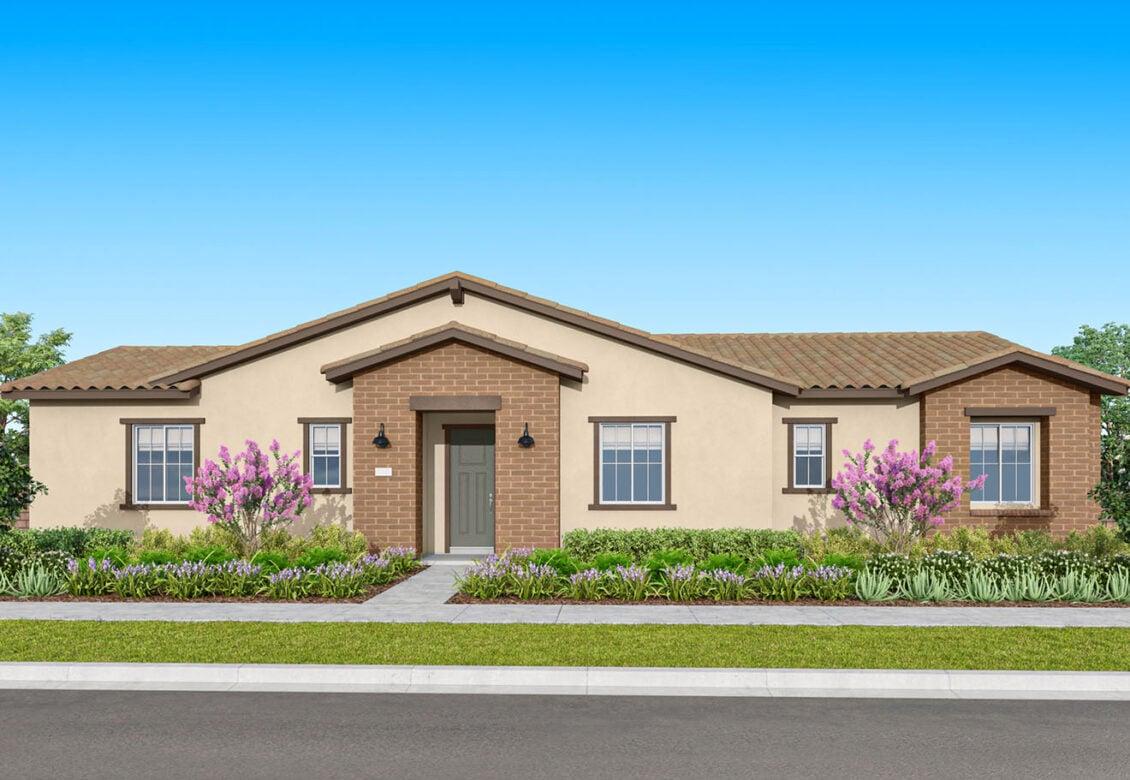 Lavender at Rancho Mission Viejo Plan 3 Exterior Style B Rancho Adobe