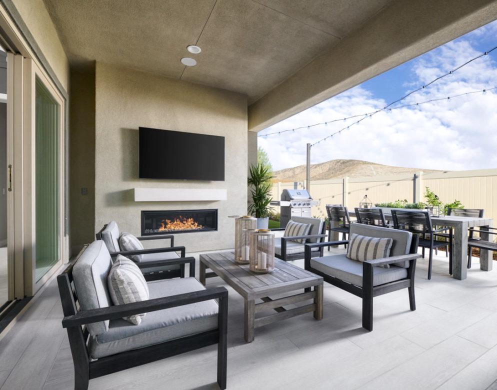 Altis at Skyline Plan 3BR Model Home - Covered Patio