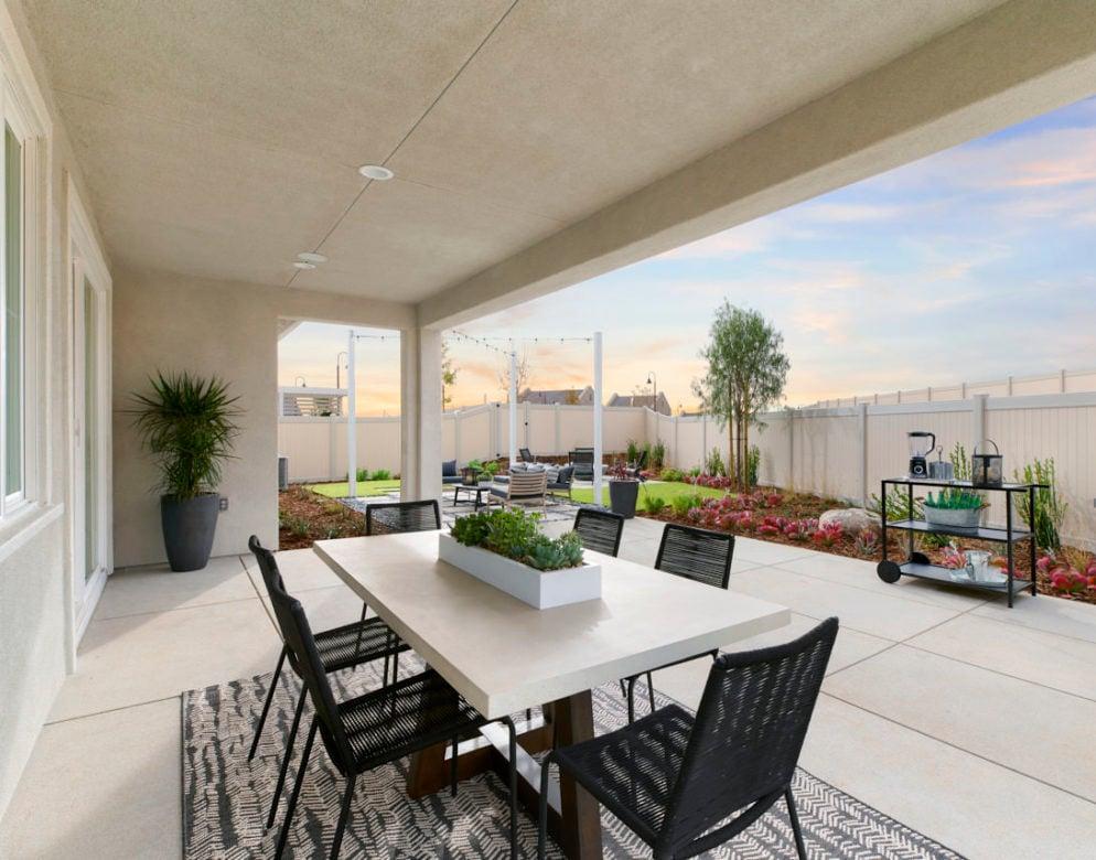 Altis at Skyline Plan 2CR Model Home - Covered Patio