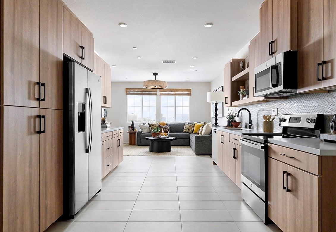 Sage Court by Tri Pointe Homes in Chino California Plan 3 Kitchen - Feast For the Eyes 1