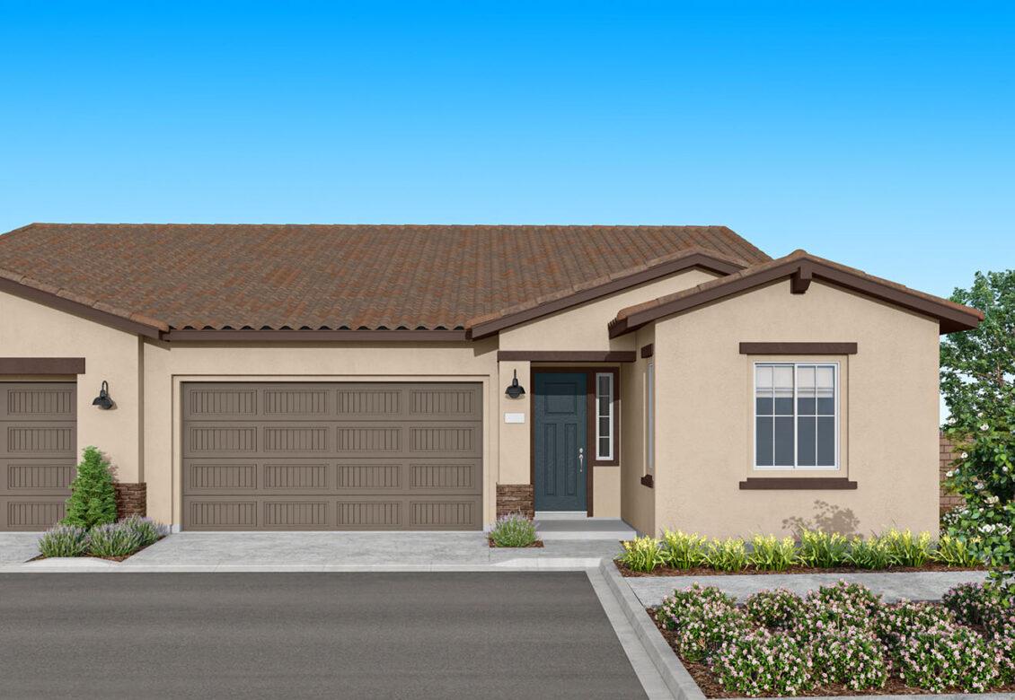 Lavender at Rancho Mission Viejo Plan 2 Exterior Style B Rancho Adobe