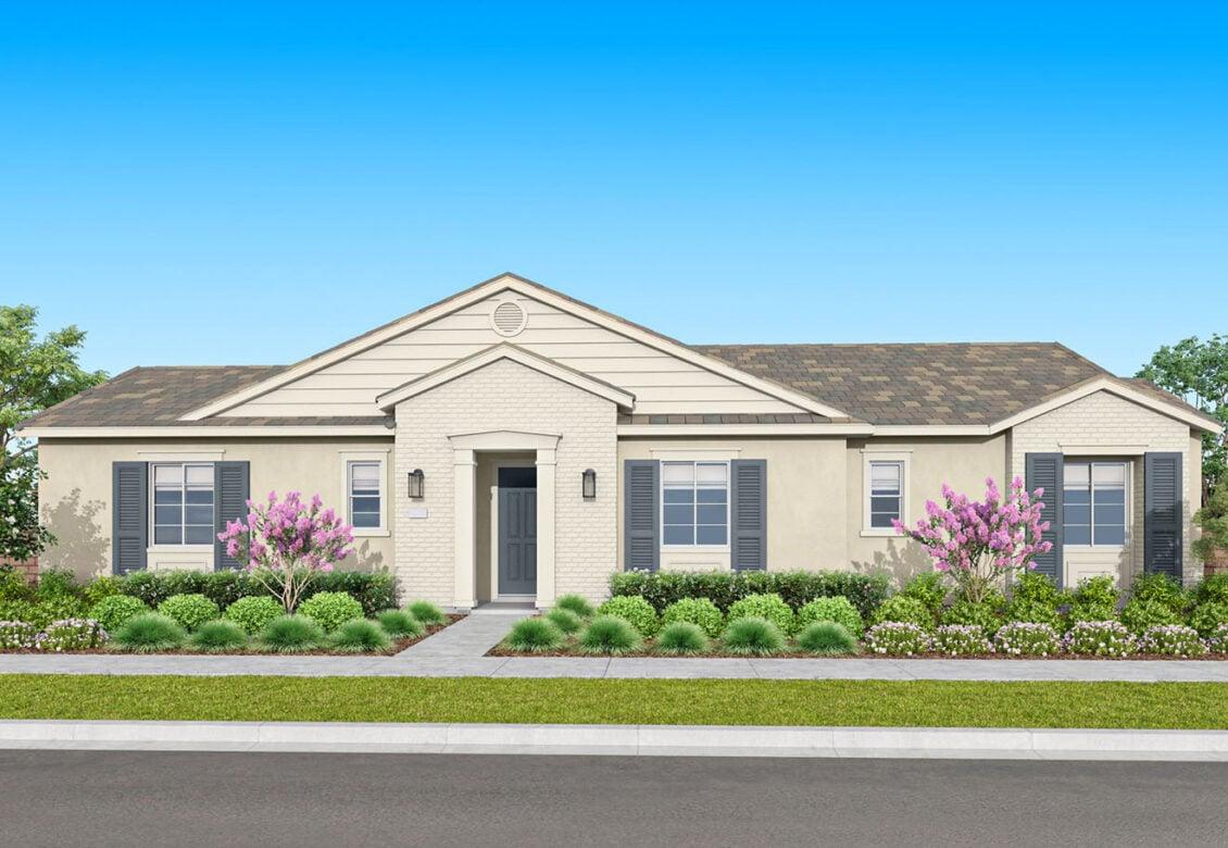 Lavender at Rancho Mission Viejo Plan 3 Exterior Style C Ranch Monterey