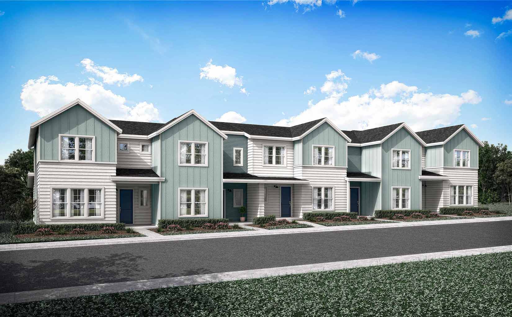 Candelas Townhome 2 Story (Farmhouse 2) Exterior 5 Plex