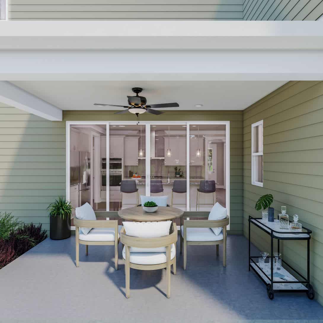 Johnson Pond Plan 4 Outdoor Living Space