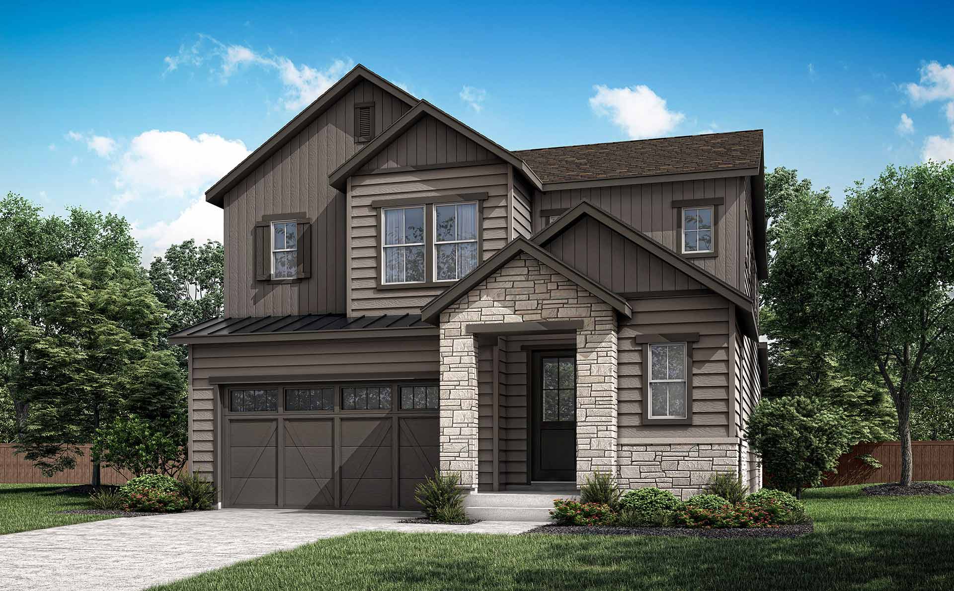 Sterling Ranch Townhomes By Tri Pointe Homes Tri Pointe - CO - Sterling Ranch 3501 D_CS HC4