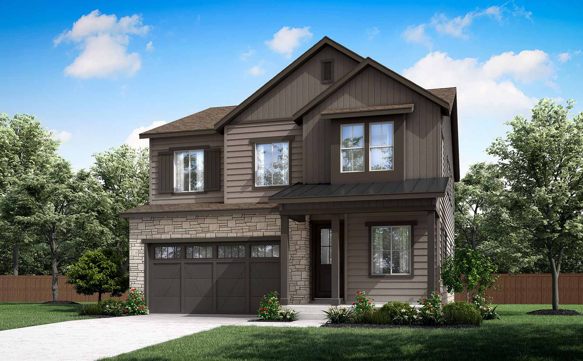 Sterling Ranch Townhomes By Tri Pointe Homes Plan 3503 D