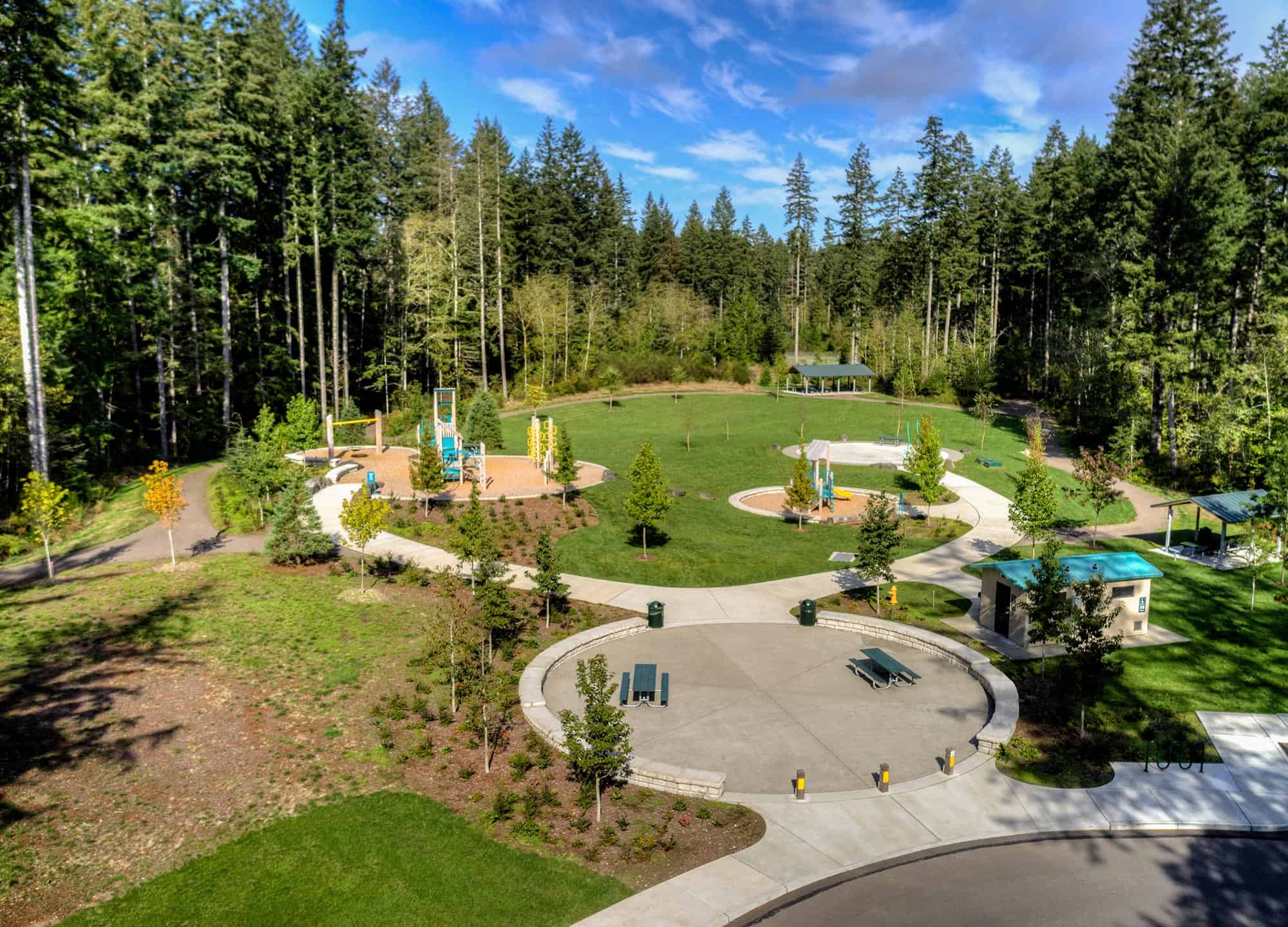 McCormick Village park in Port Orchard Washington